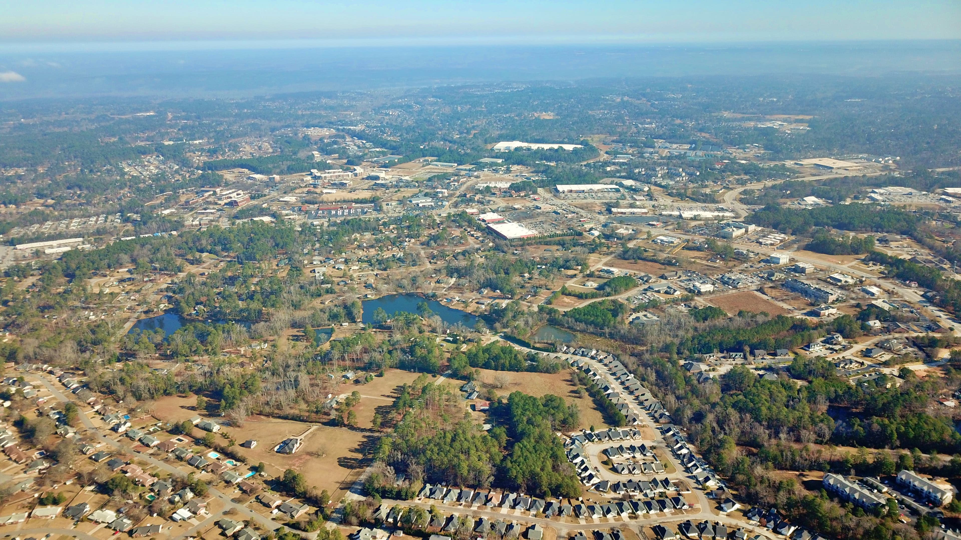 Aerial property documentation used for insurance reporting media